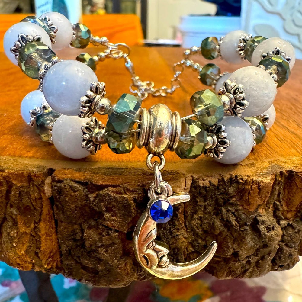 Handmade Memory Wire Cuff Bracelet